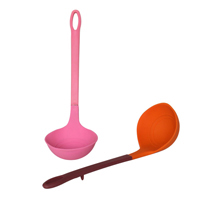 The silicone spoon